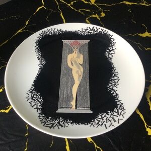 Erte Art Deco Bone China A 3201 9” Plate in original box
